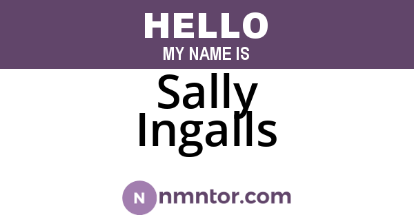 Sally Ingalls