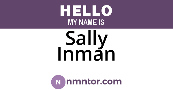 Sally Inman