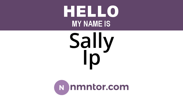 Sally Ip