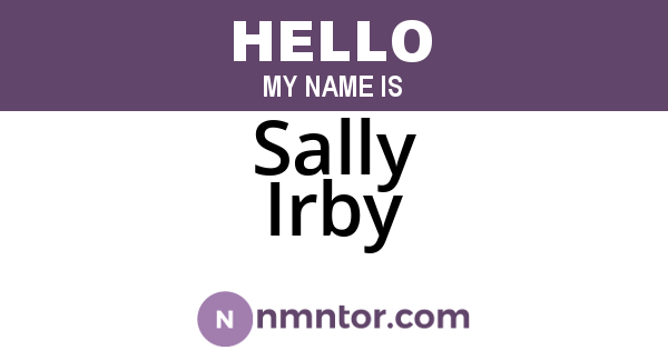 Sally Irby