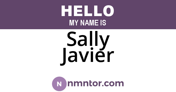 Sally Javier
