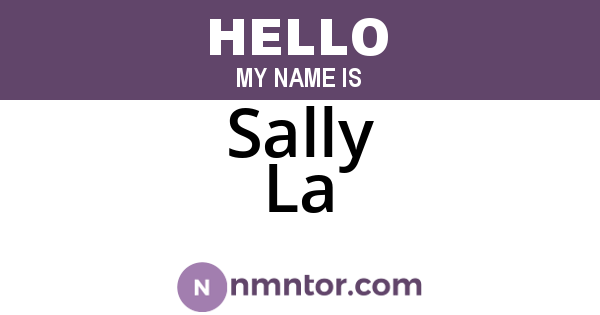Sally La
