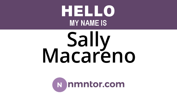 Sally Macareno