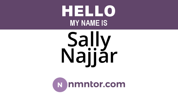 Sally Najjar