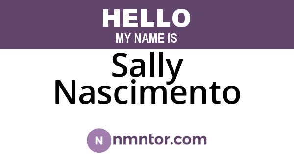 Sally Nascimento