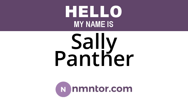 Sally Panther