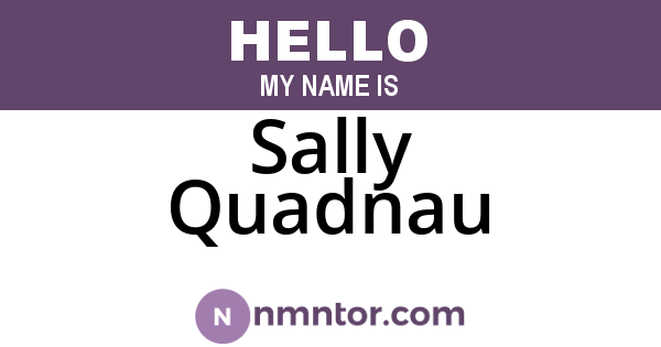 Sally Quadnau