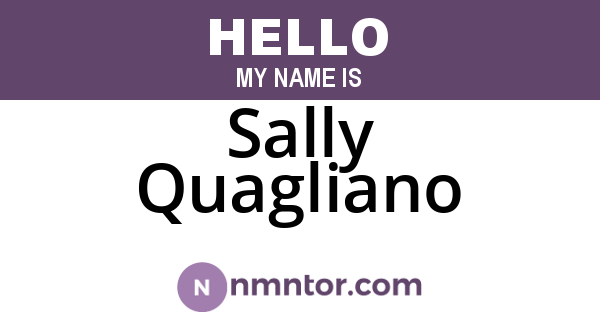 Sally Quagliano