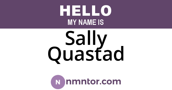 Sally Quastad