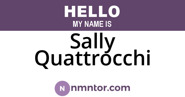 Sally Quattrocchi