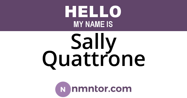 Sally Quattrone