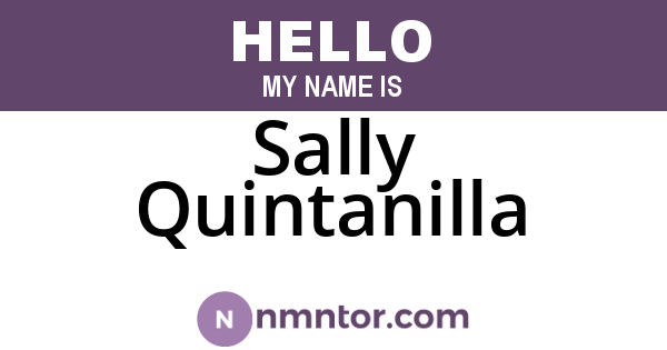 Sally Quintanilla