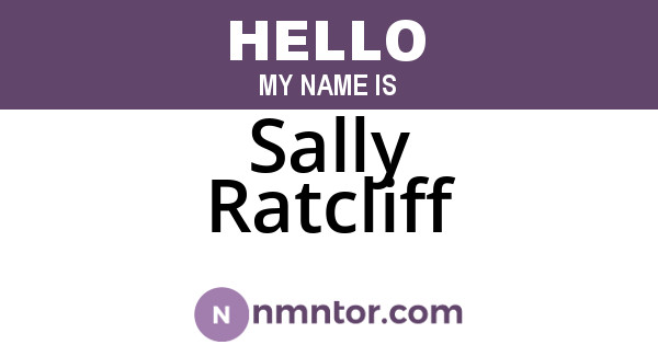 Sally Ratcliff