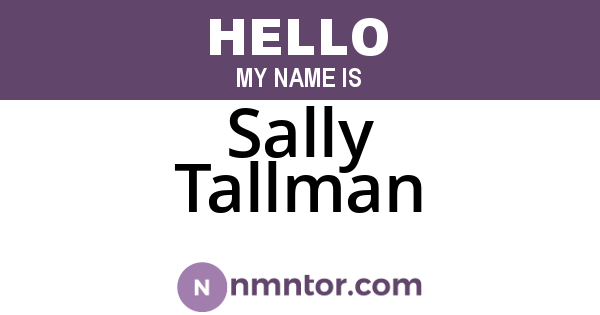 Sally Tallman