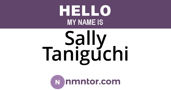 Sally Taniguchi