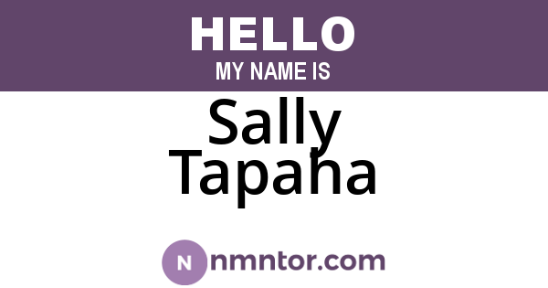 Sally Tapaha