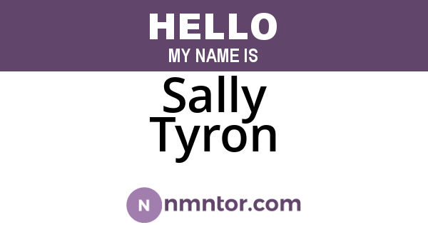 Sally Tyron