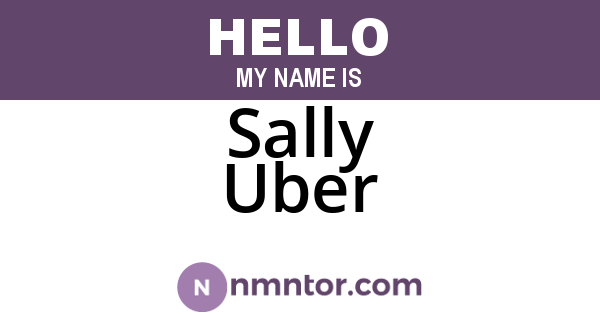 Sally Uber