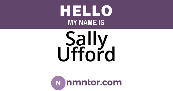 Sally Ufford