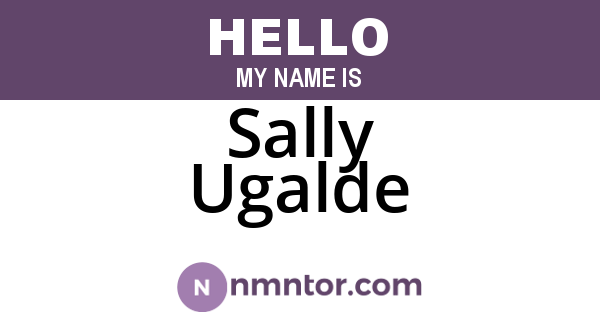 Sally Ugalde