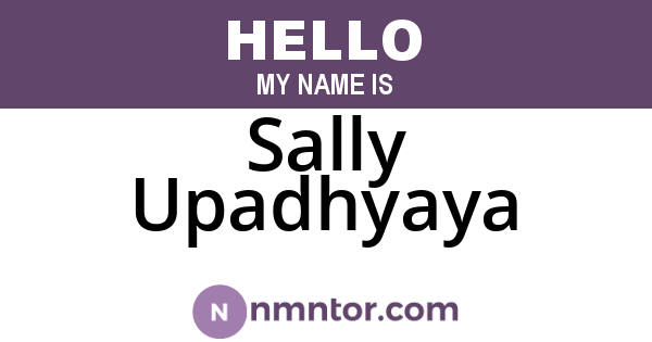 Sally Upadhyaya