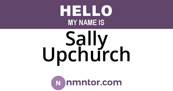 Sally Upchurch