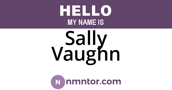 Sally Vaughn