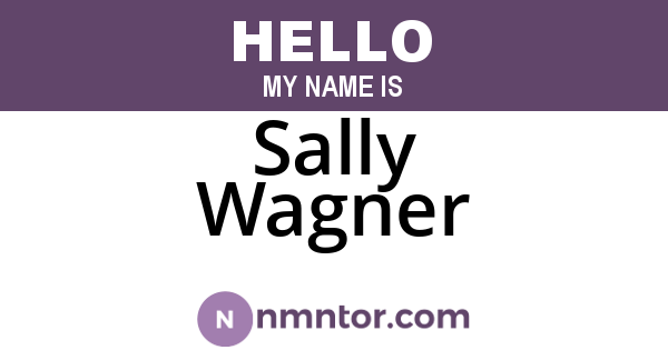Sally Wagner