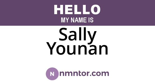 Sally Younan