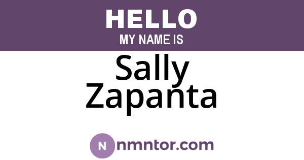 Sally Zapanta