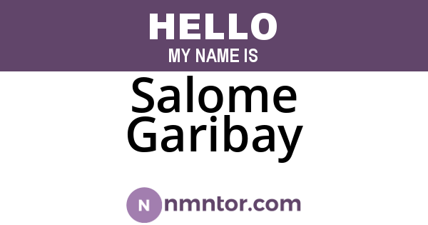 Salome Garibay