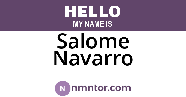 Salome Navarro