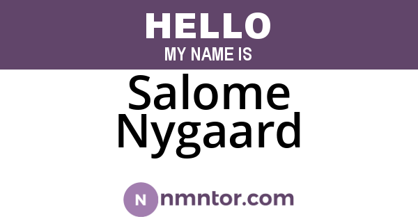 Salome Nygaard