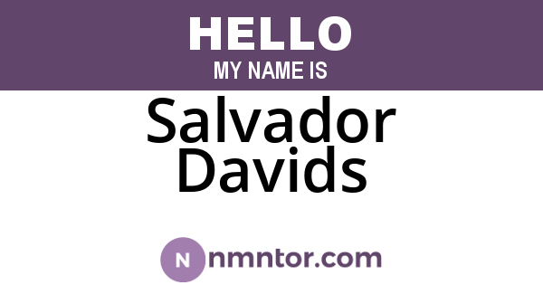 Salvador Davids