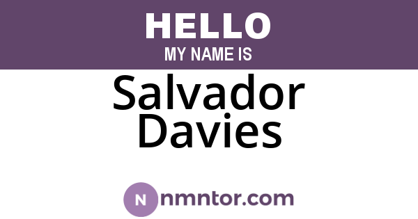 Salvador Davies