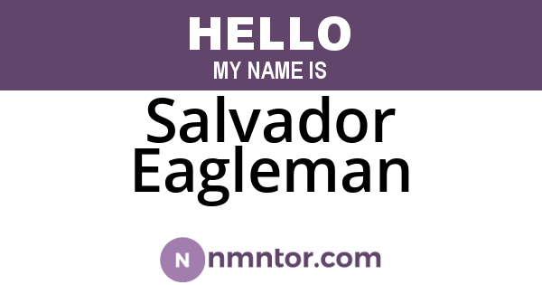 Salvador Eagleman