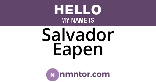 Salvador Eapen