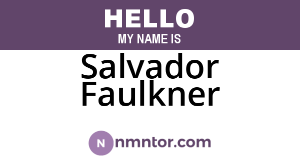 Salvador Faulkner