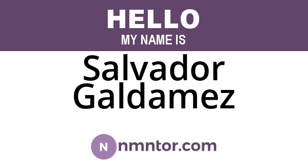 Salvador Galdamez