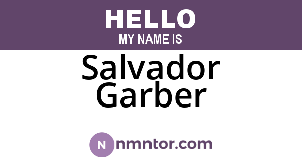 Salvador Garber