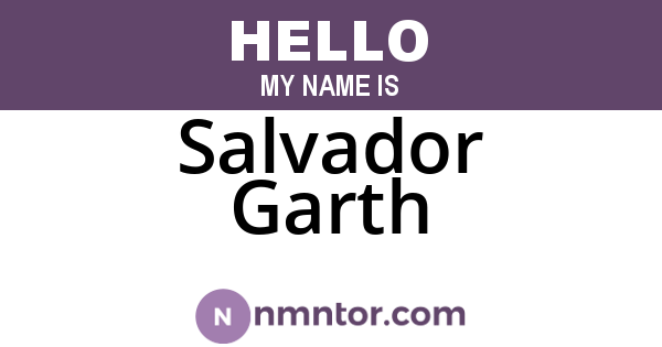 Salvador Garth