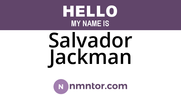 Salvador Jackman