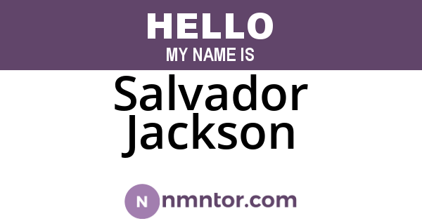 Salvador Jackson