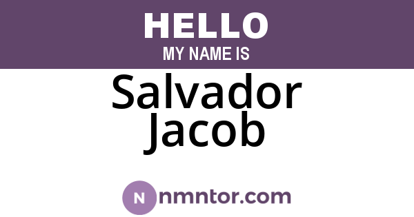 Salvador Jacob