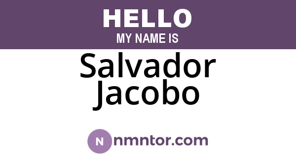 Salvador Jacobo