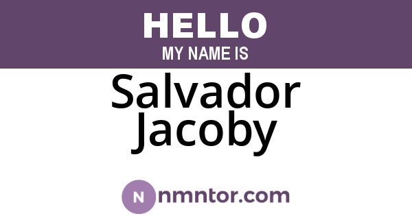 Salvador Jacoby