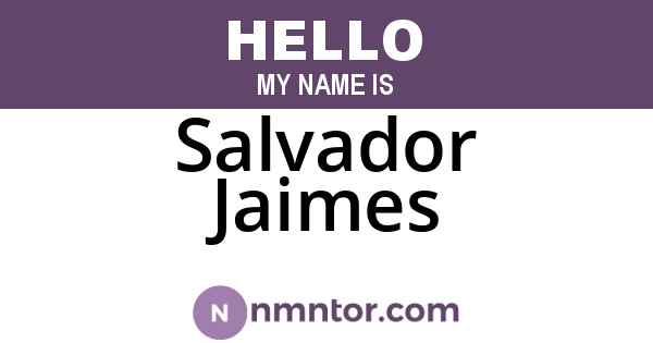 Salvador Jaimes