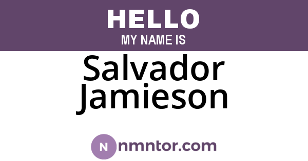 Salvador Jamieson