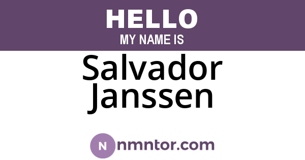 Salvador Janssen