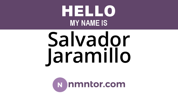 Salvador Jaramillo